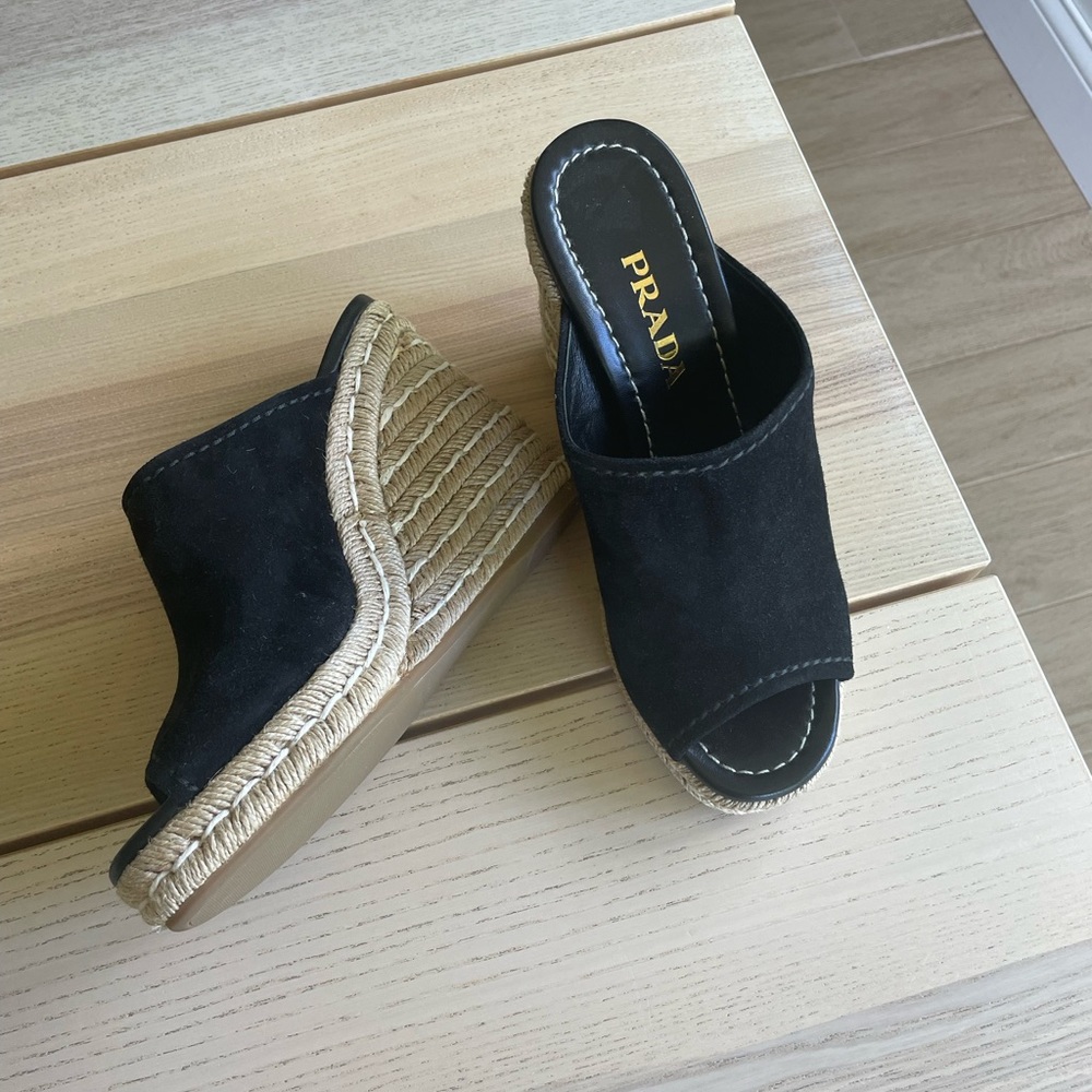 Prada platform sandals